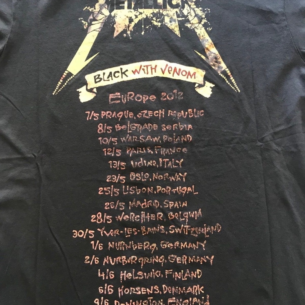 Metallica DON’T TREAD ON ME T-Shirts M, L, XL NWT - Picture 4 of 6